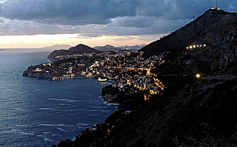 Dubrovnik from the Coast Road 2012